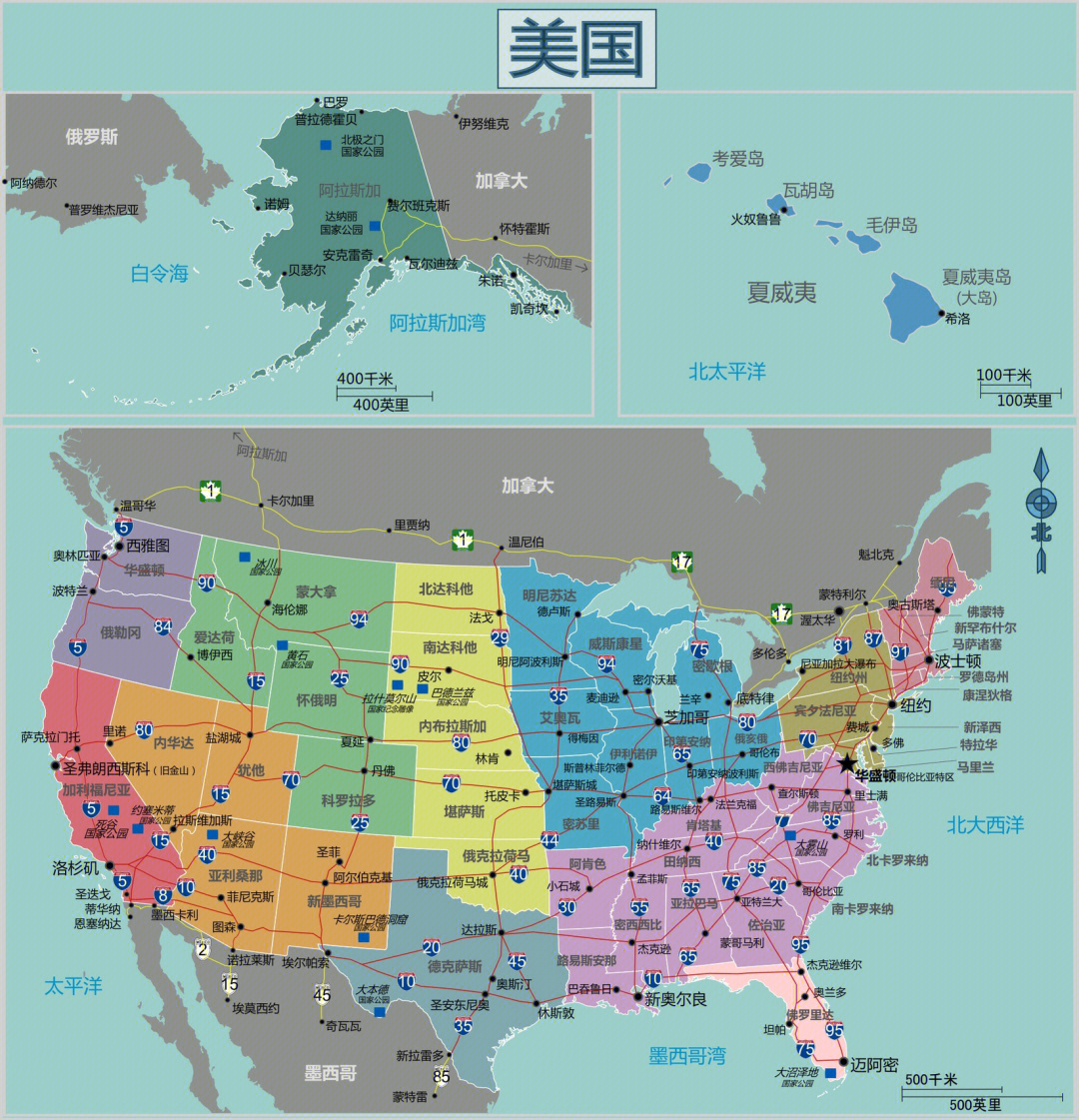 特拉华州地图美国位置图片