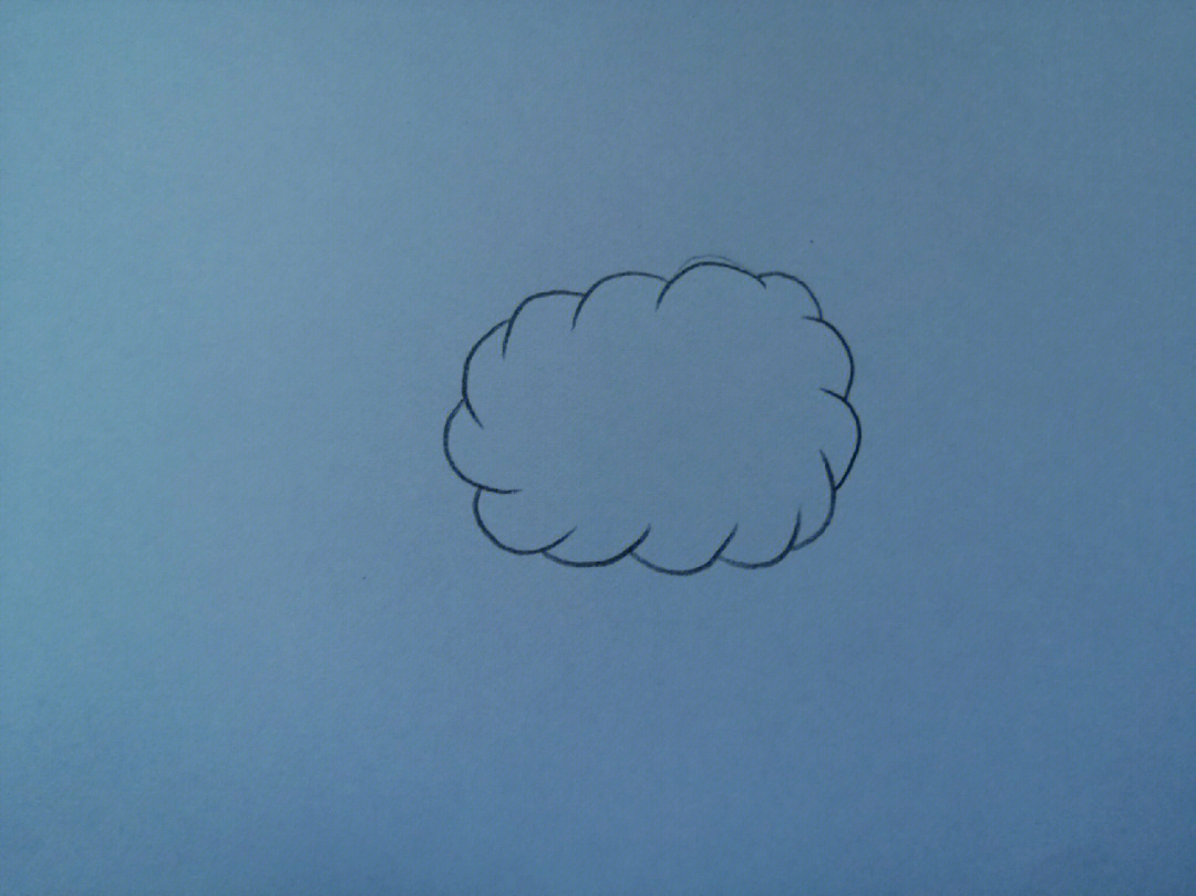 多云的画法简单图片