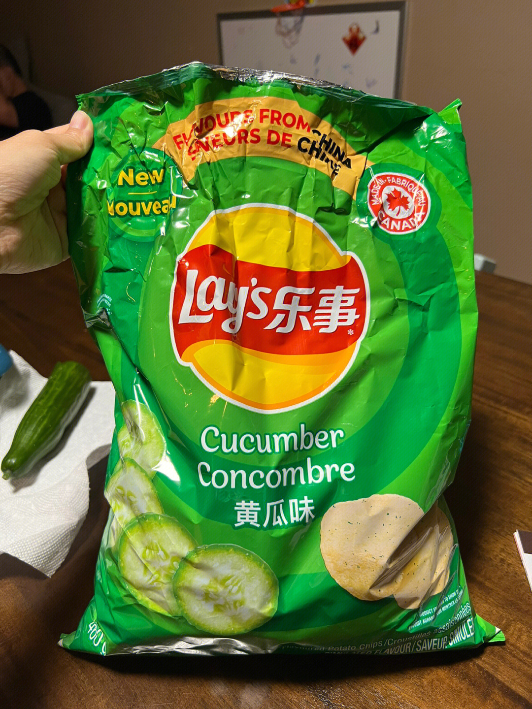 costco乐事薯片黄瓜味