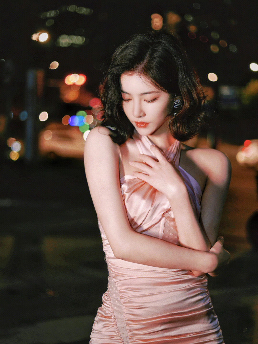 nj star 许佳琪xnj,夜色下的性感优雅