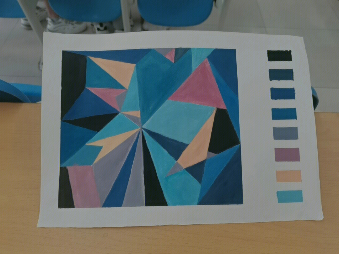 色彩构成重构作业图片图片