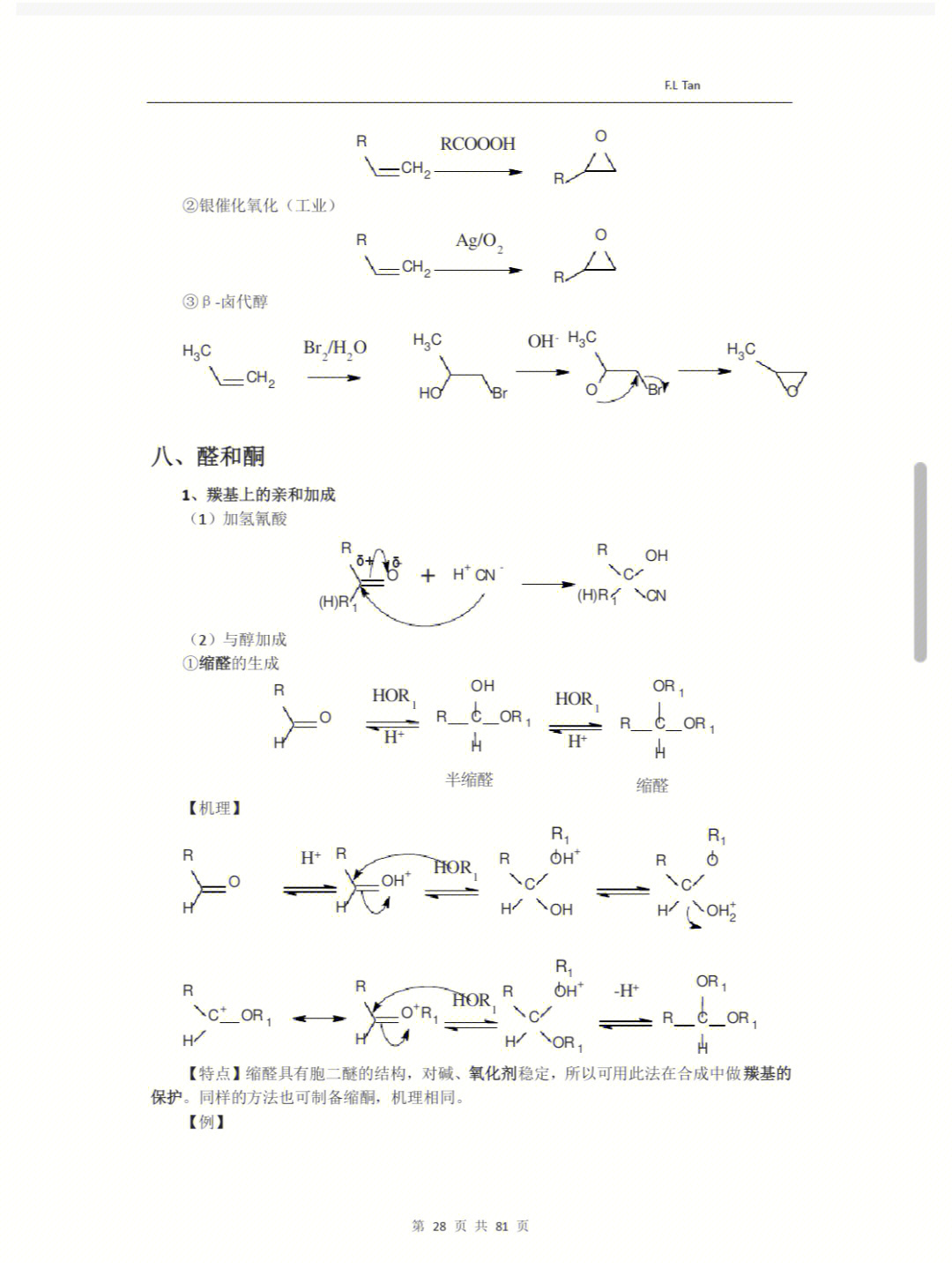 有机化学反应类型总结图片