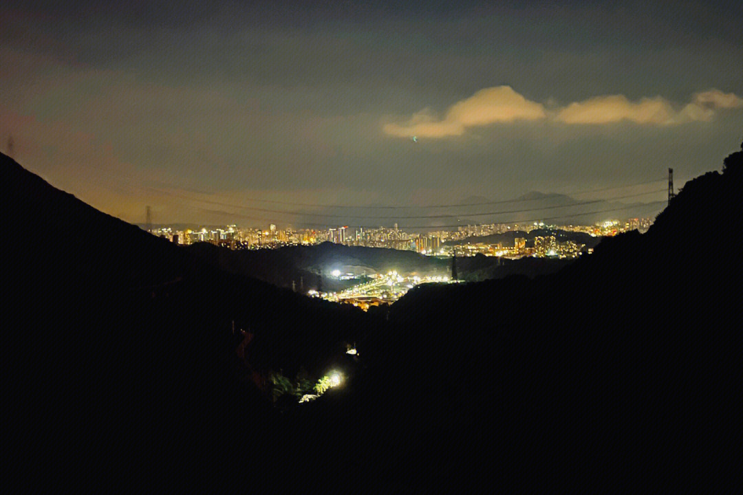 三洲田夜景图片