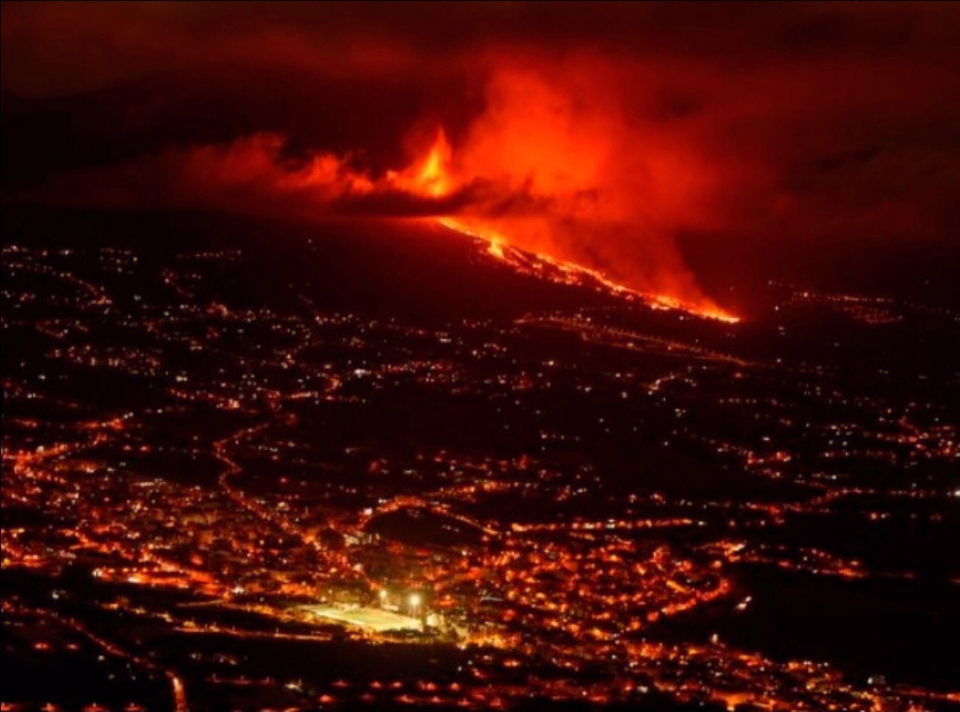 西班牙火山爆发lapalma