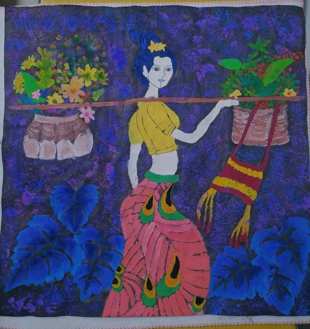 重彩画