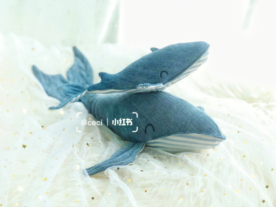 布艺鲸鱼制作过程图片