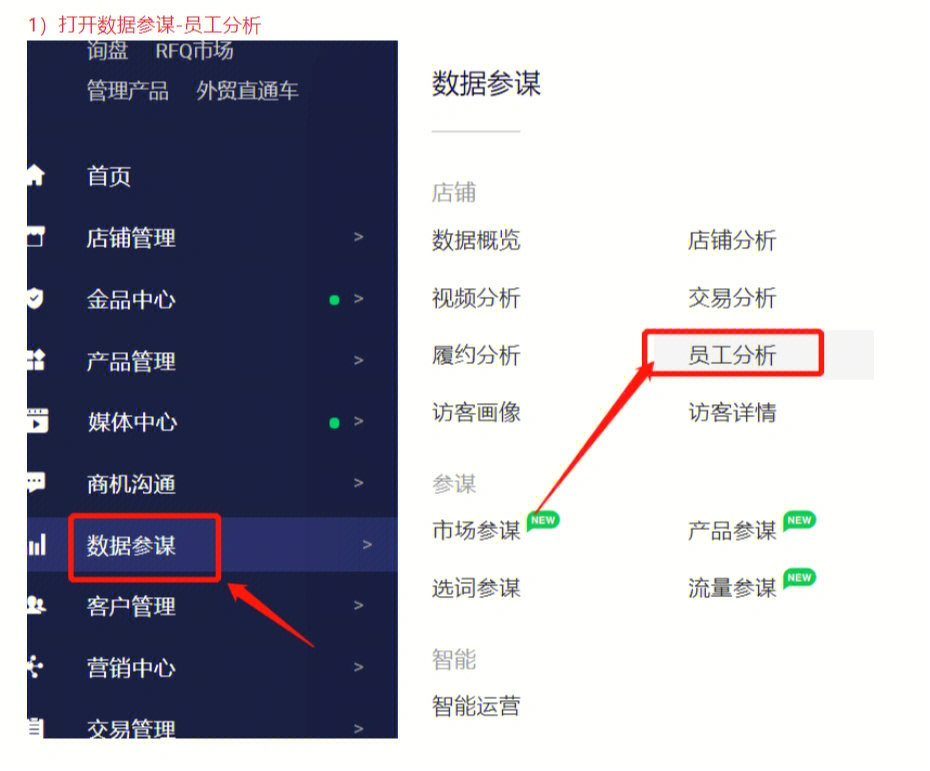 国际站如何统计询盘和tm来的国家及数量呢