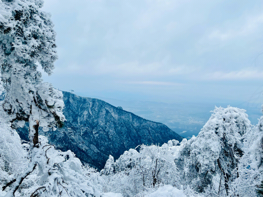 赞美庐山雪景图片