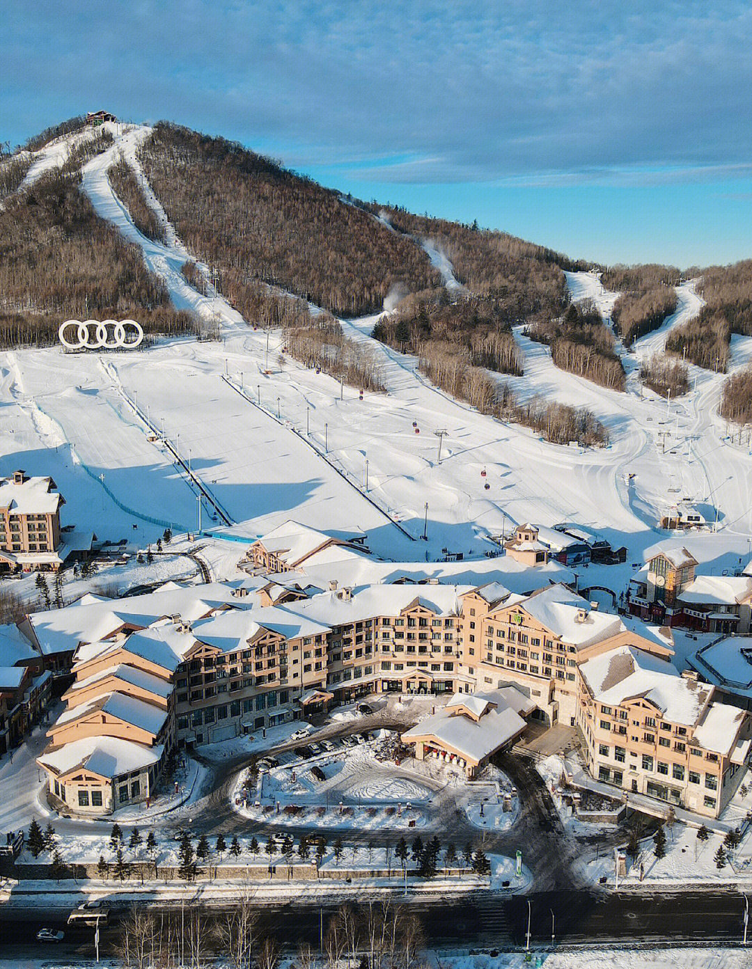 长白山万达雪道图图片