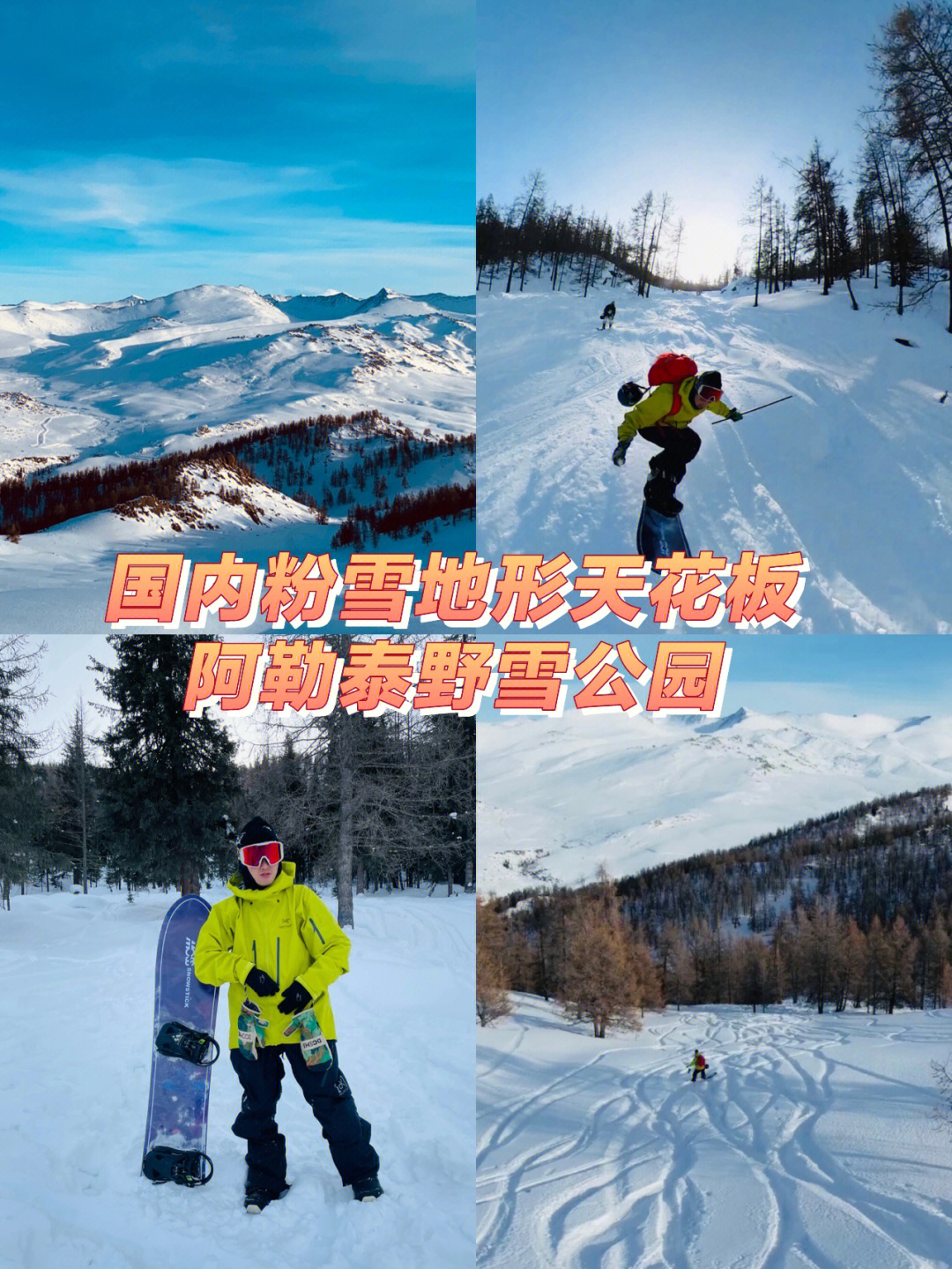 阿勒泰野雪公园攻略国内粉雪地形天花板