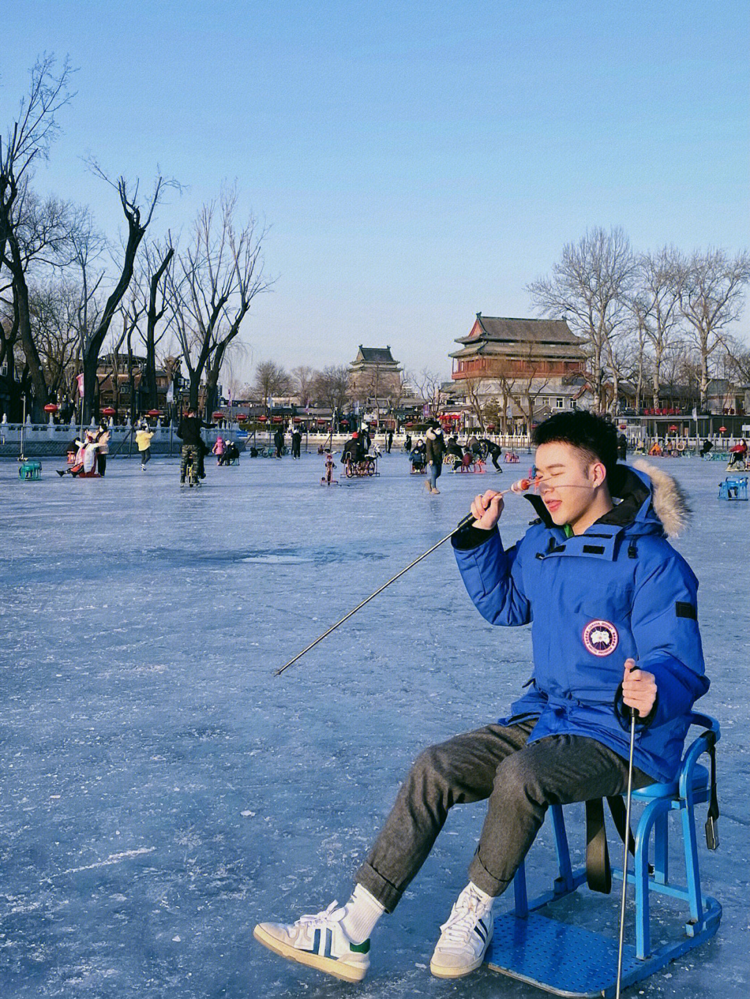 北京什刹海滑冰初体验06