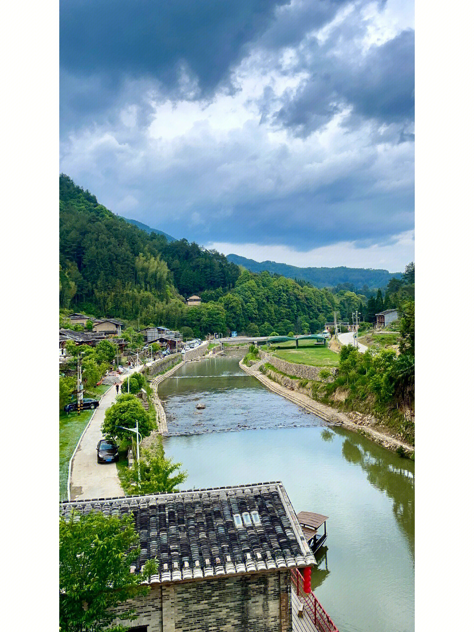 永康塘里村风景介绍图片