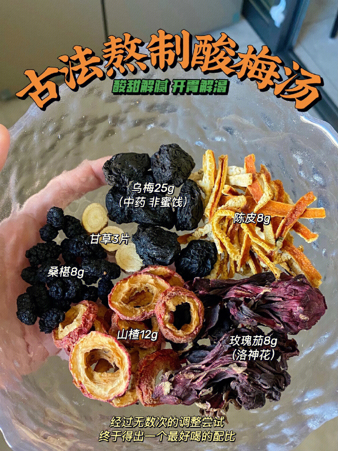 酸梅汤的配料表图片