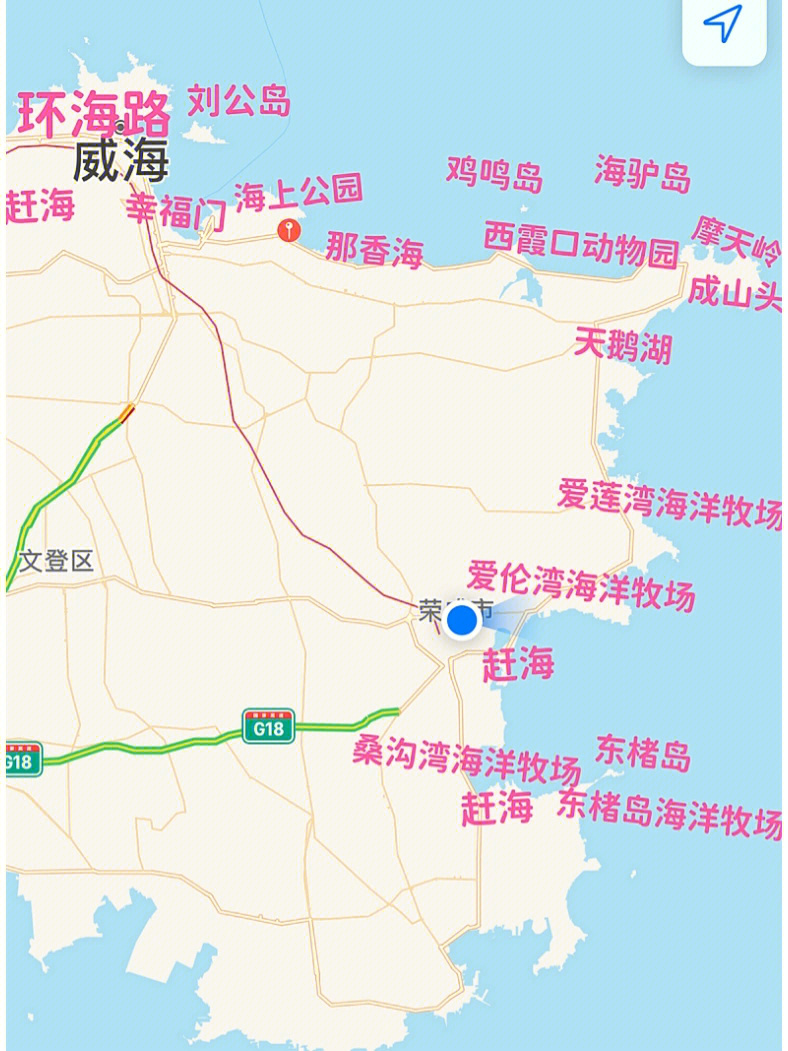 威海华夏城导游图图片