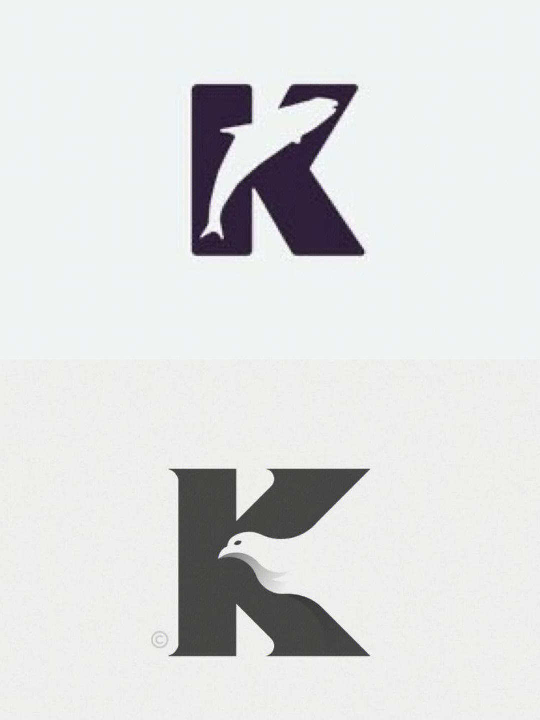 K字母设计创意图图片