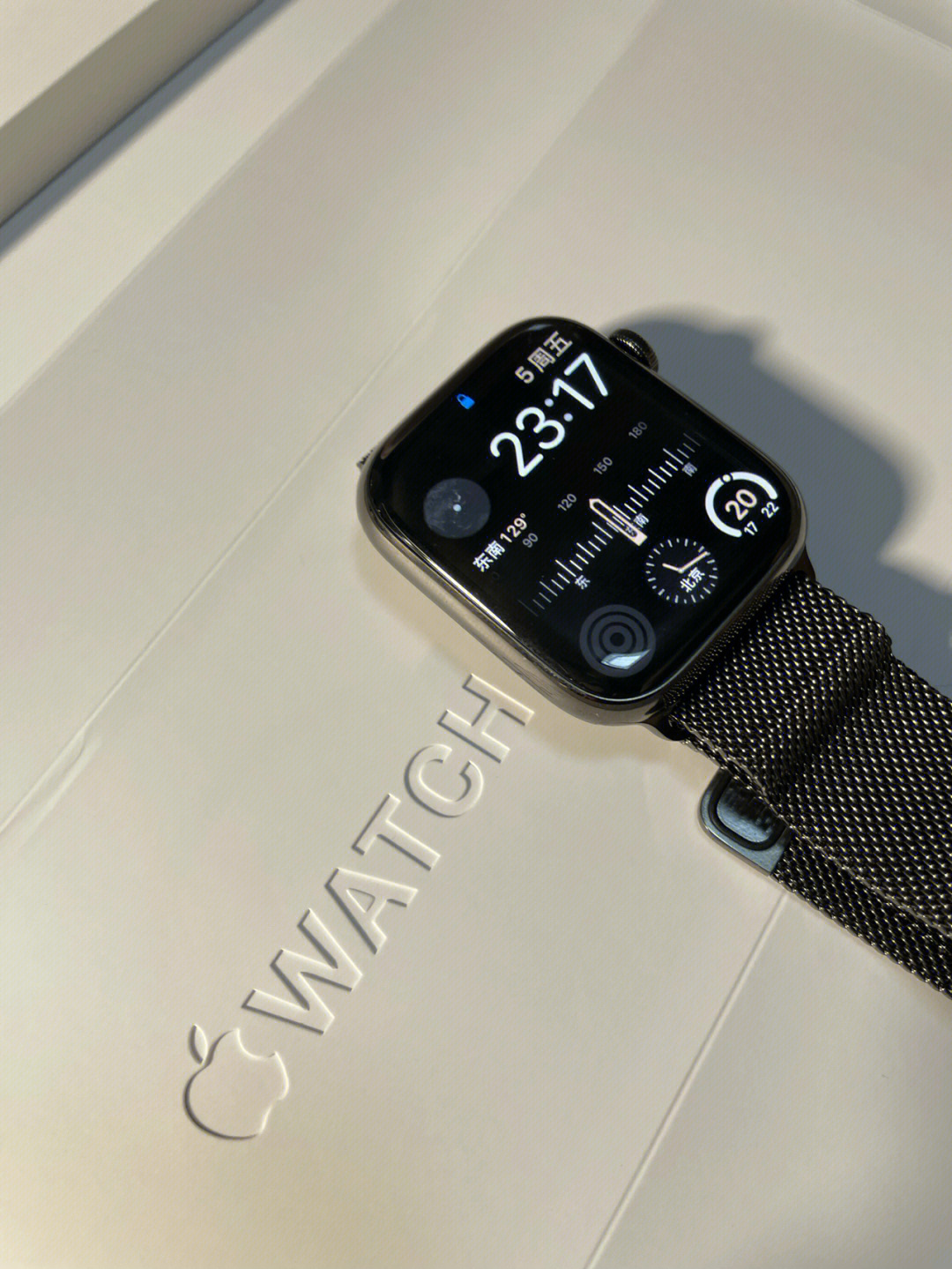 日常开箱applewatchseries7石墨色