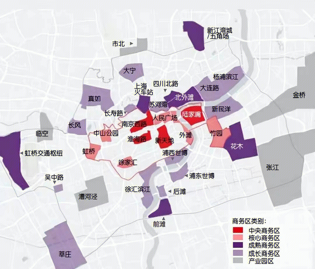 上海商圈地图图片