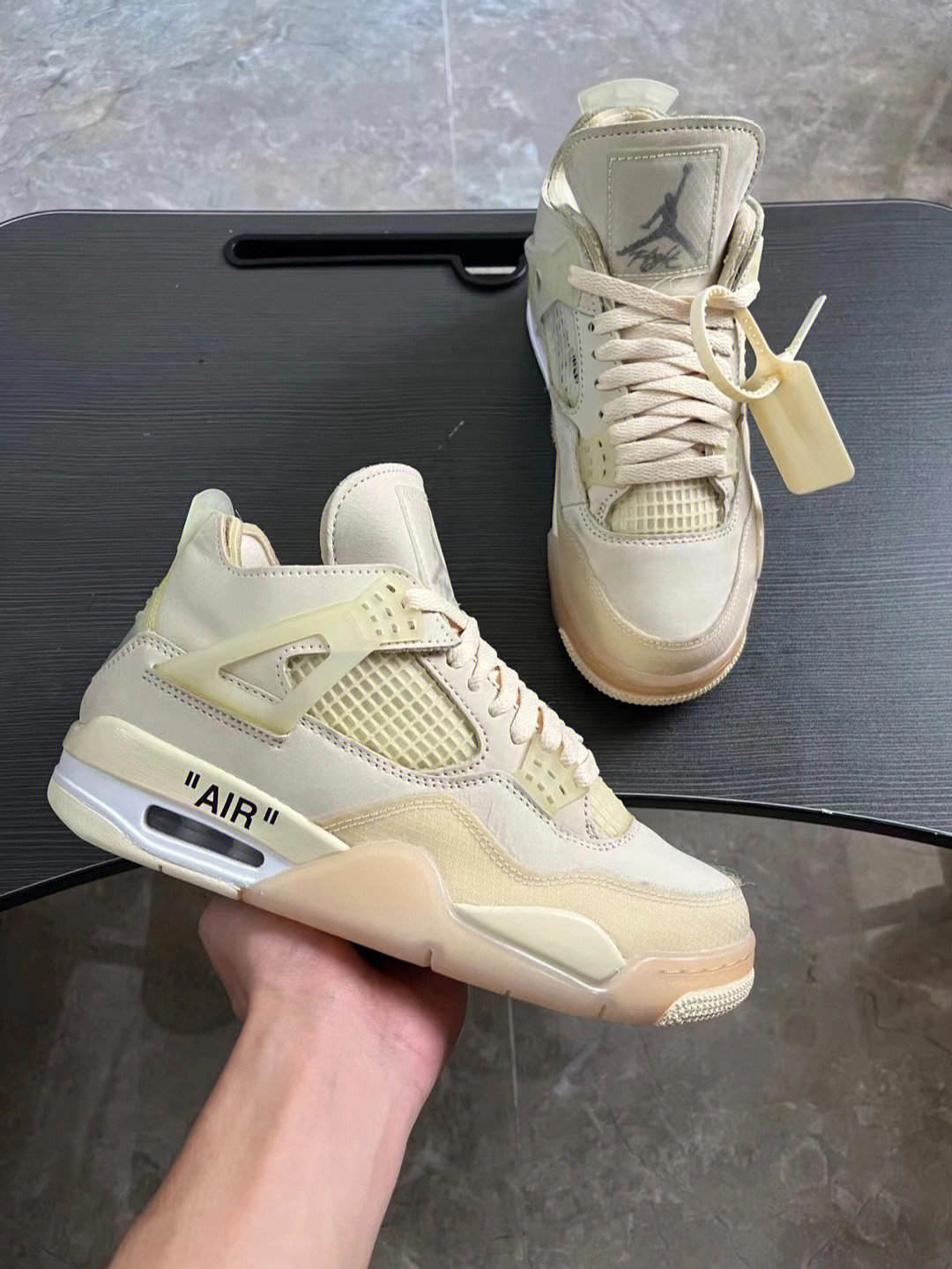 aj4白帆磨脚图片