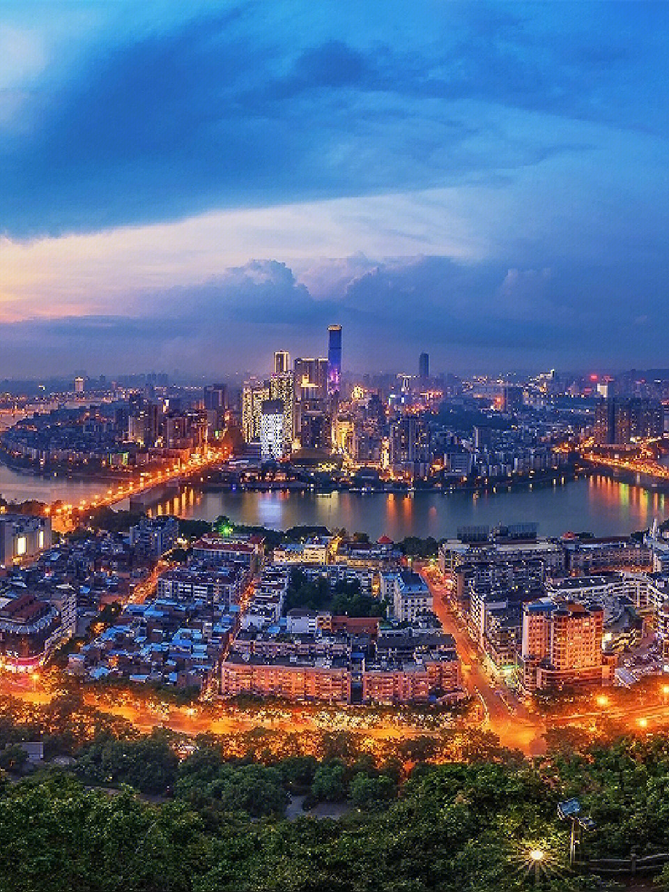 柳州市全貌图片