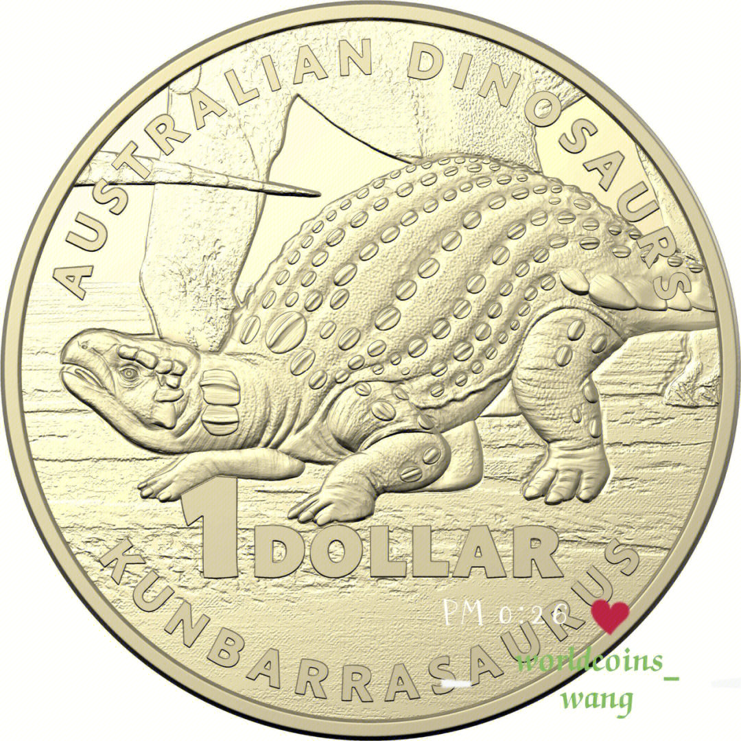 澳大利亚恐龙2022年澳大利亚硬币套装
