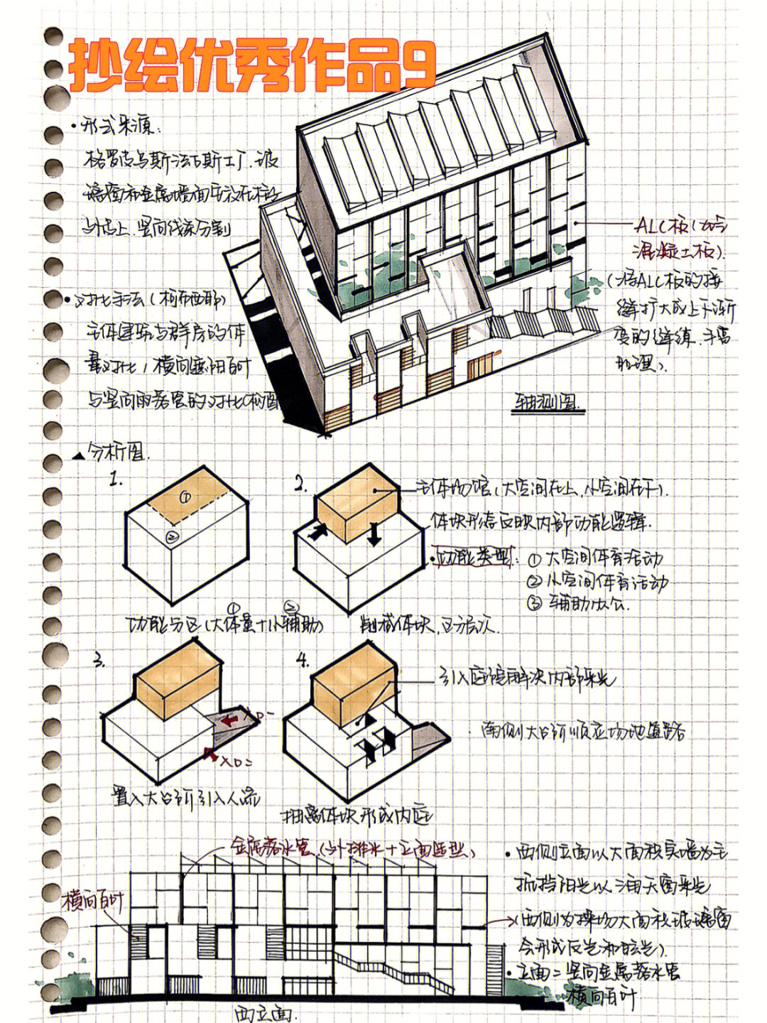 建筑大师作品抄绘图集图片