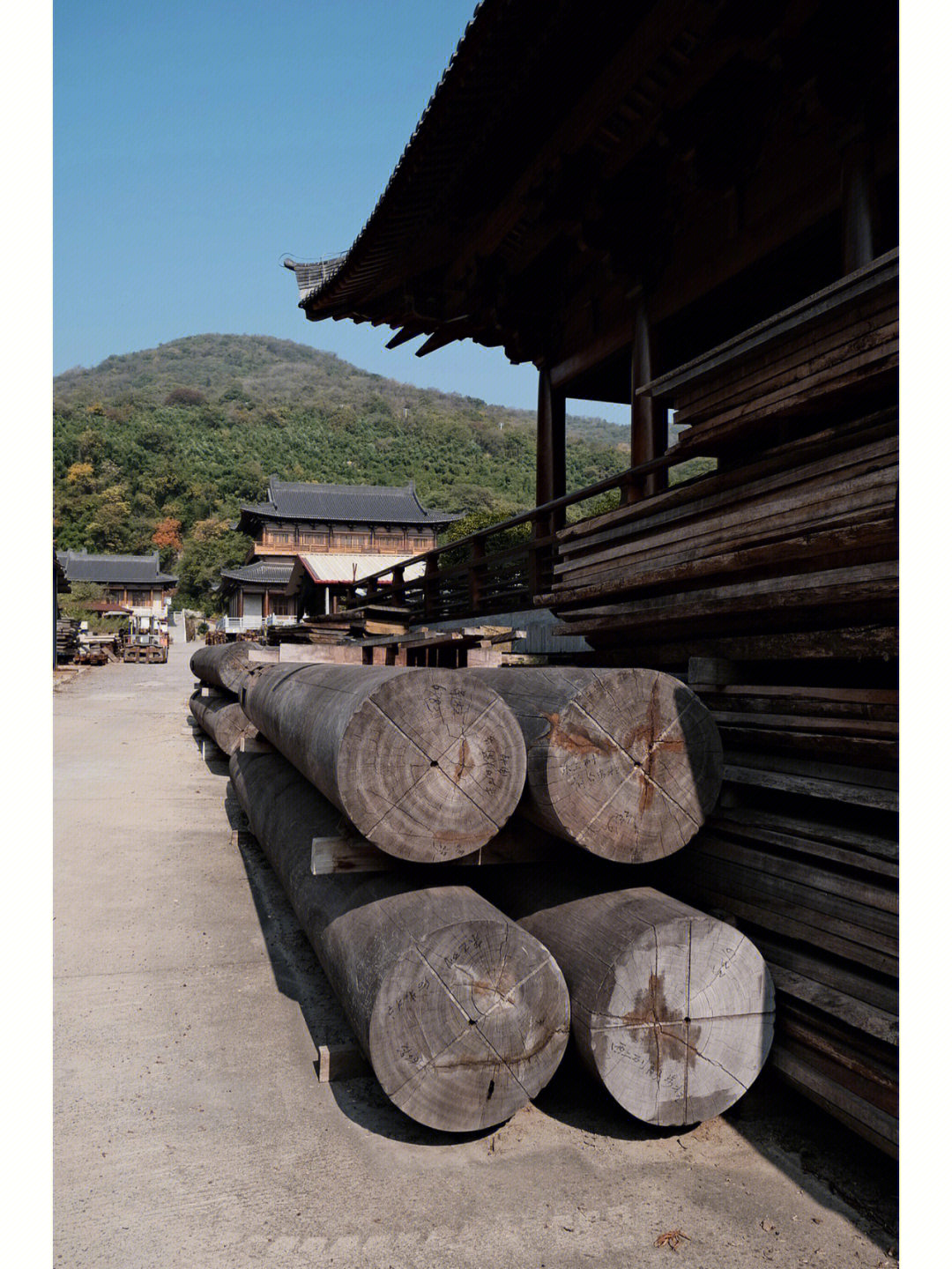 南京超美唐代风格定山寺修建中