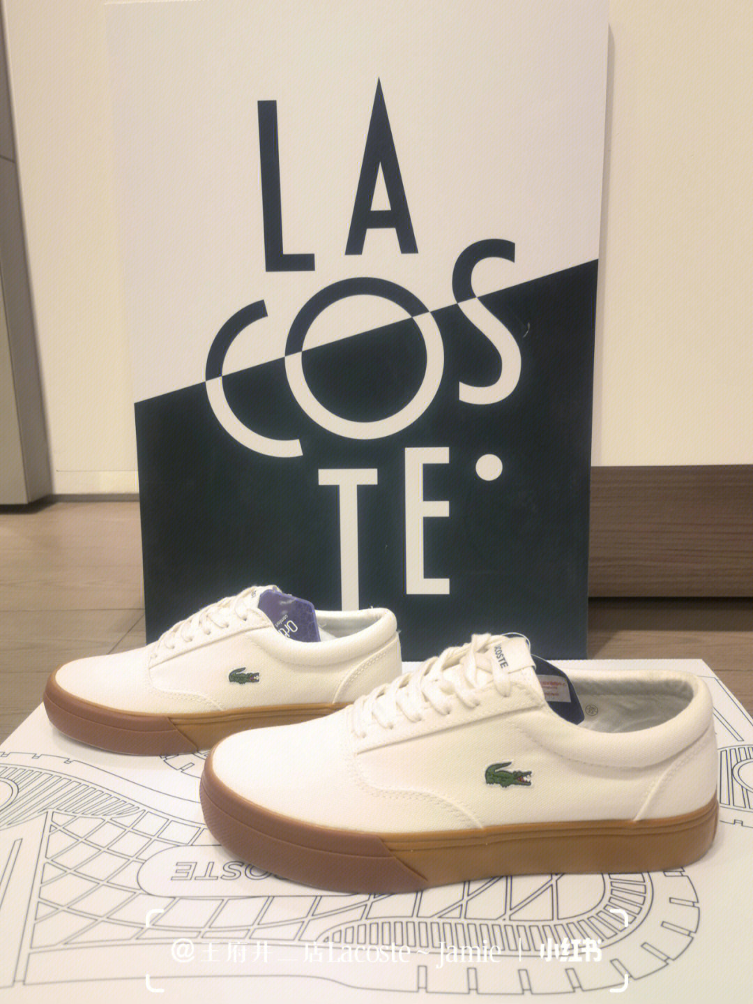 lacoste法国鳄鱼帆布鞋