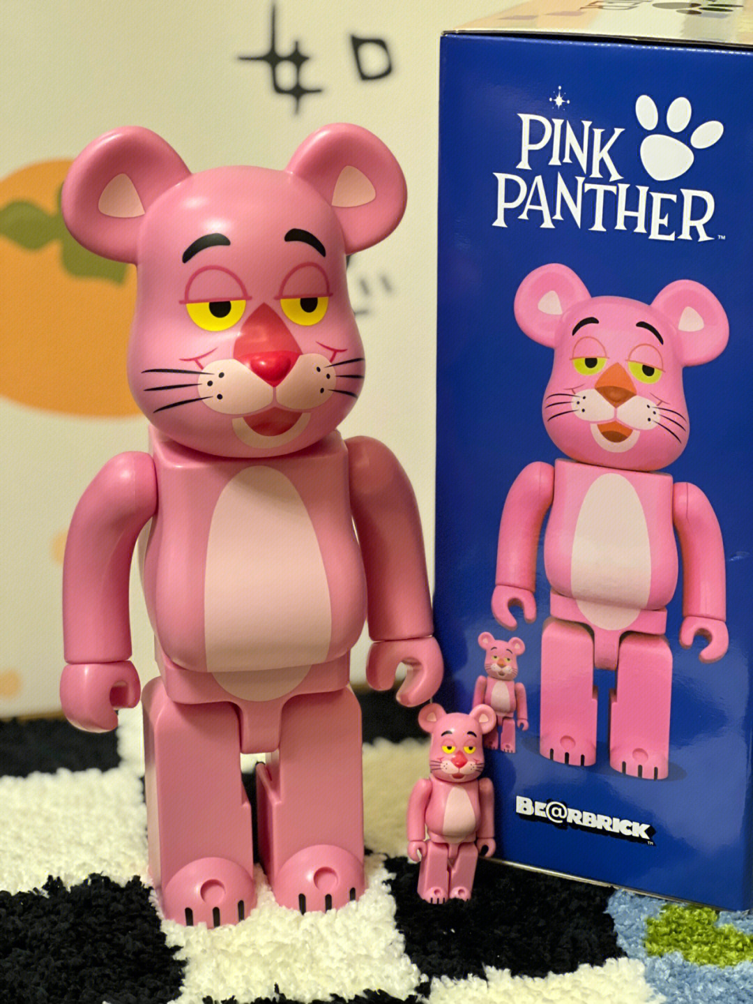 bearbrickthepinkpanther粉红顽皮豹