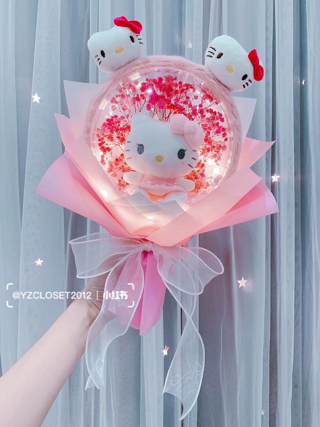 生日礼物#现货hello kitty花束#现货卡通花束#马来西亚#新