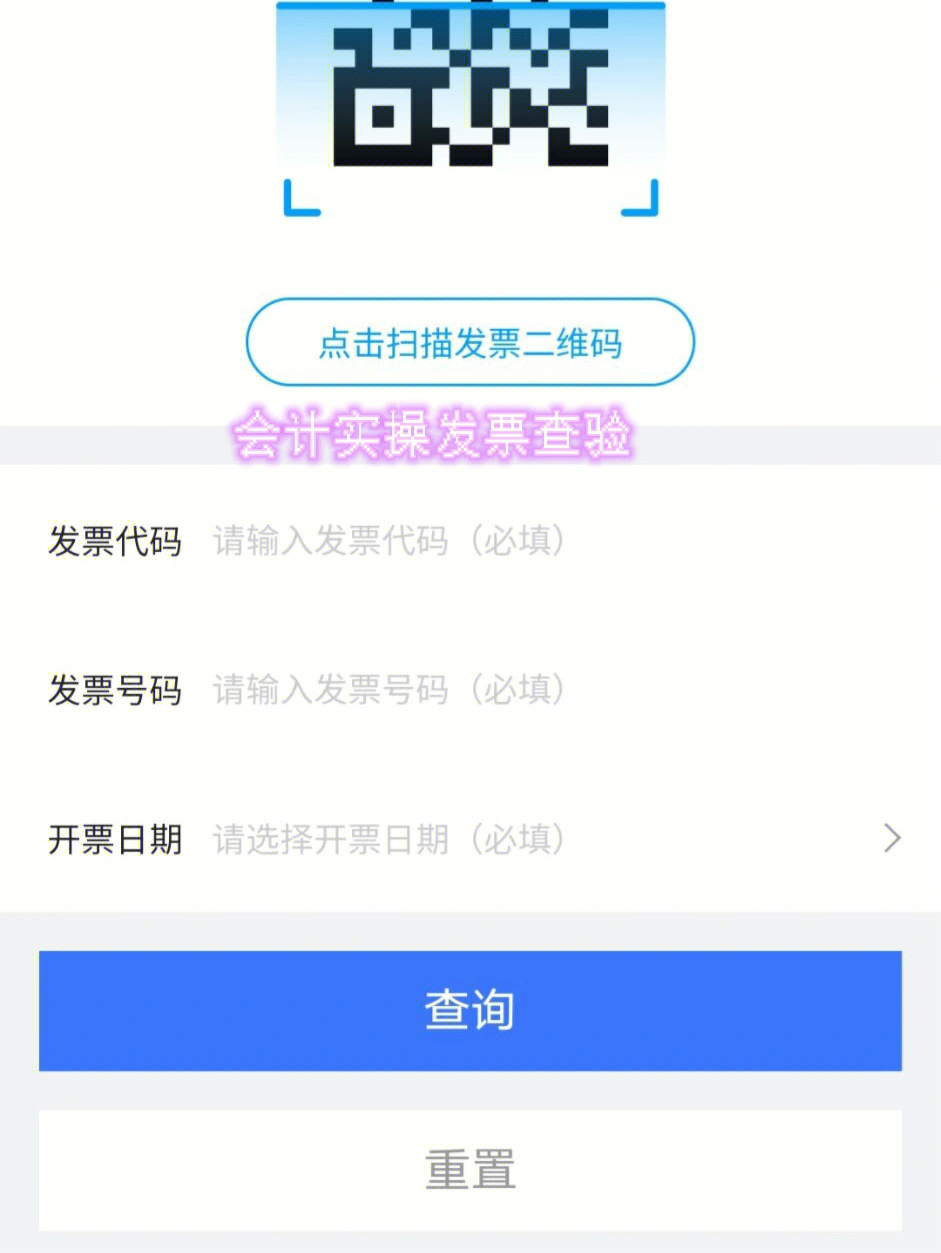 会计实操–发票查验