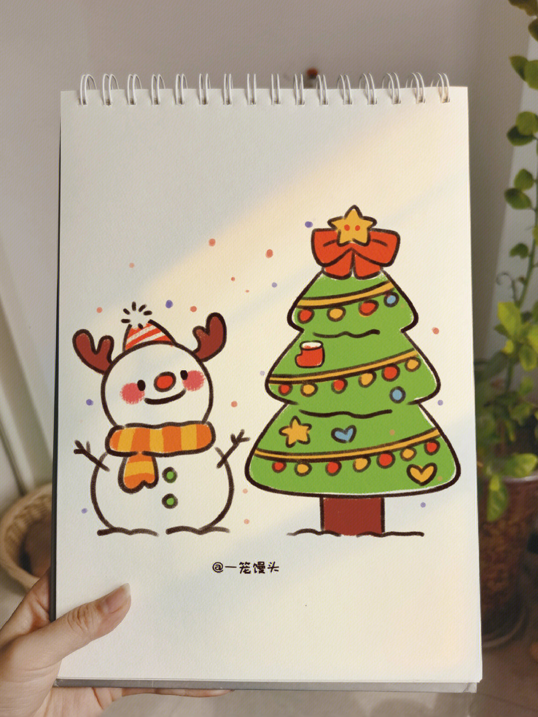 儿童初级学画画圣诞节图片