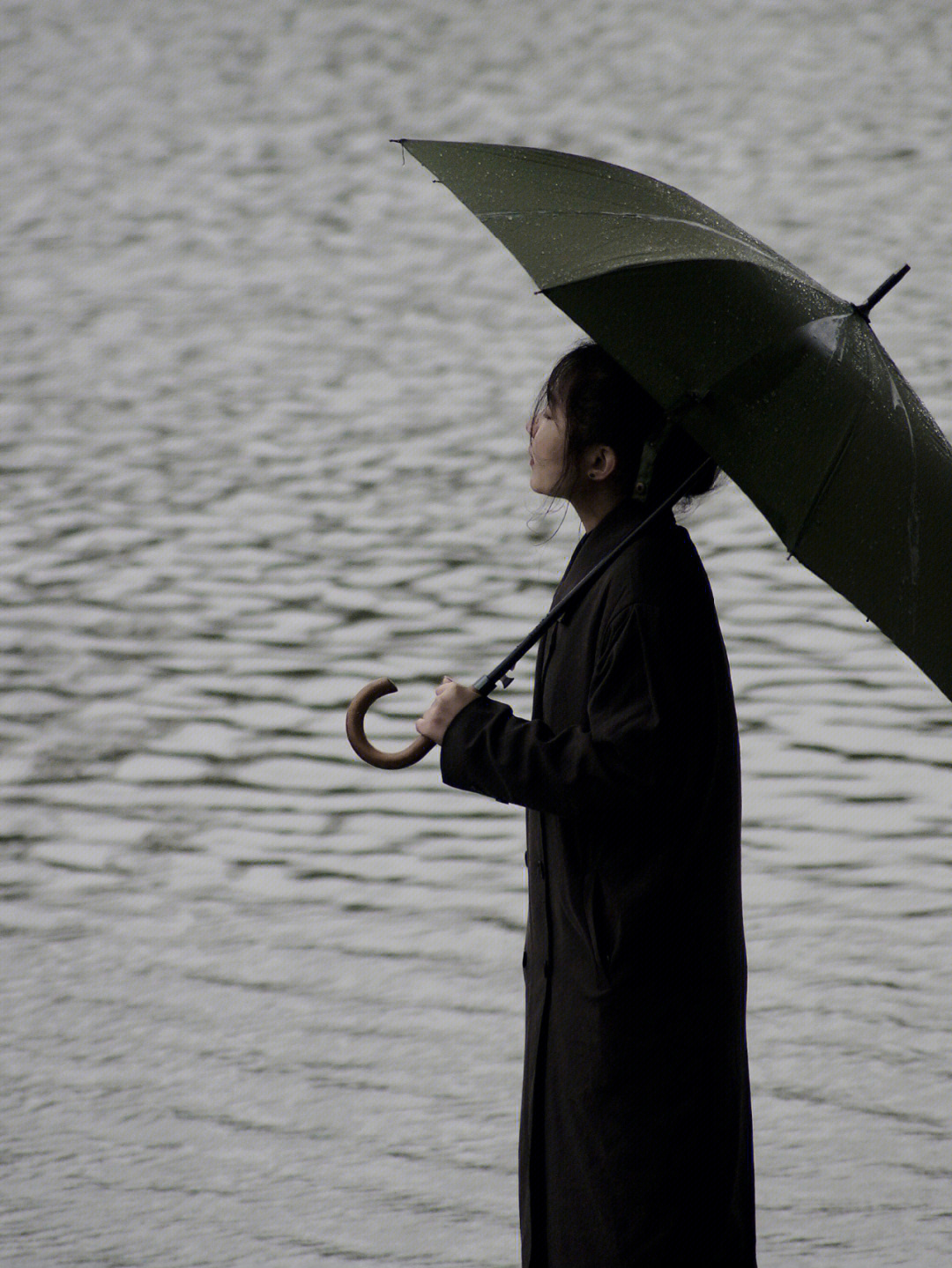 天青色等烟雨,寒风`细雨`孤立#黄埔古港