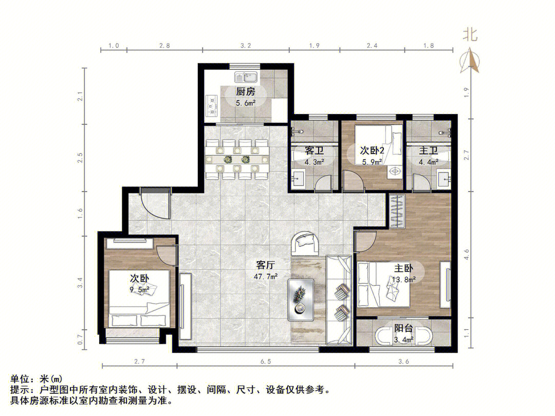 济南金茂府户型图片