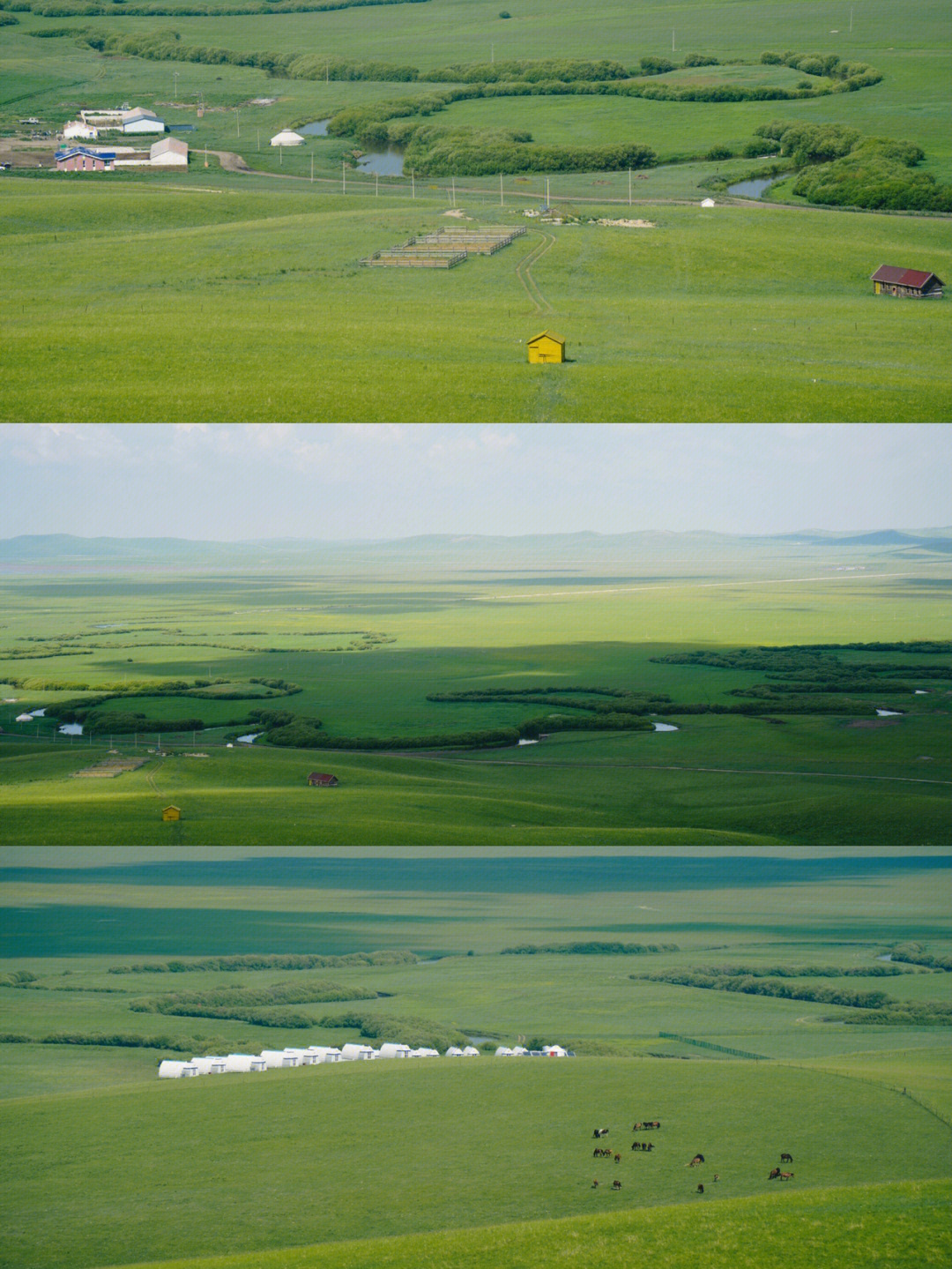 乌拉盖草原美景描写图片