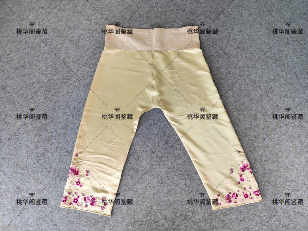 中式缅裆裤裁剪图样图片