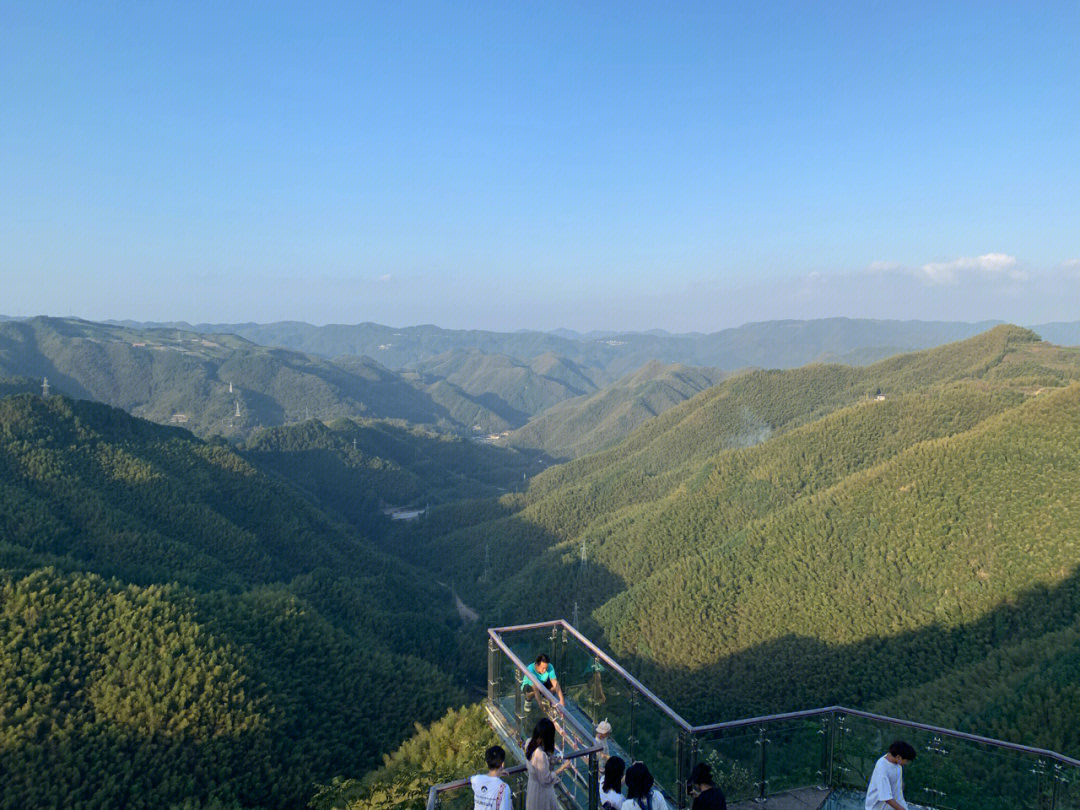 四明山观景台图片