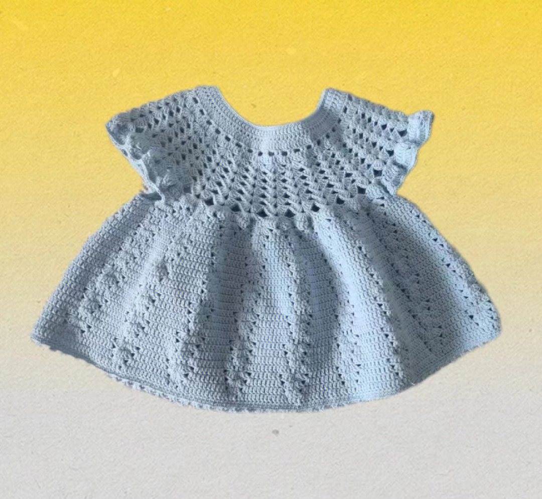 儿童毛线公主裙编织法图片