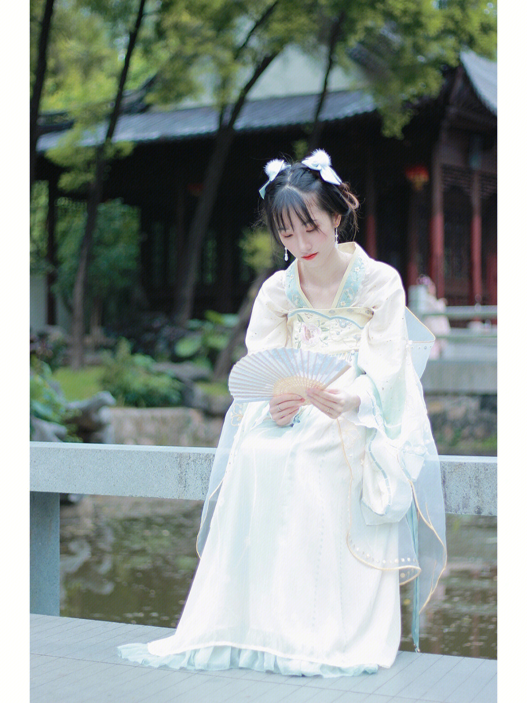 十二光年91:canon 700d#每日穿搭#汉服#汉服日常#深圳园博园