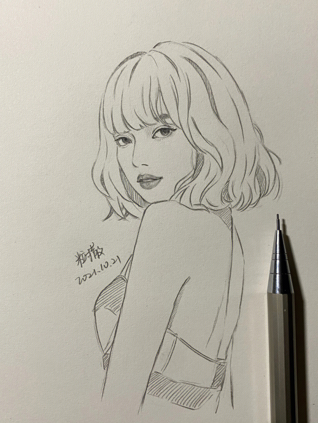 lisa画像素描图片