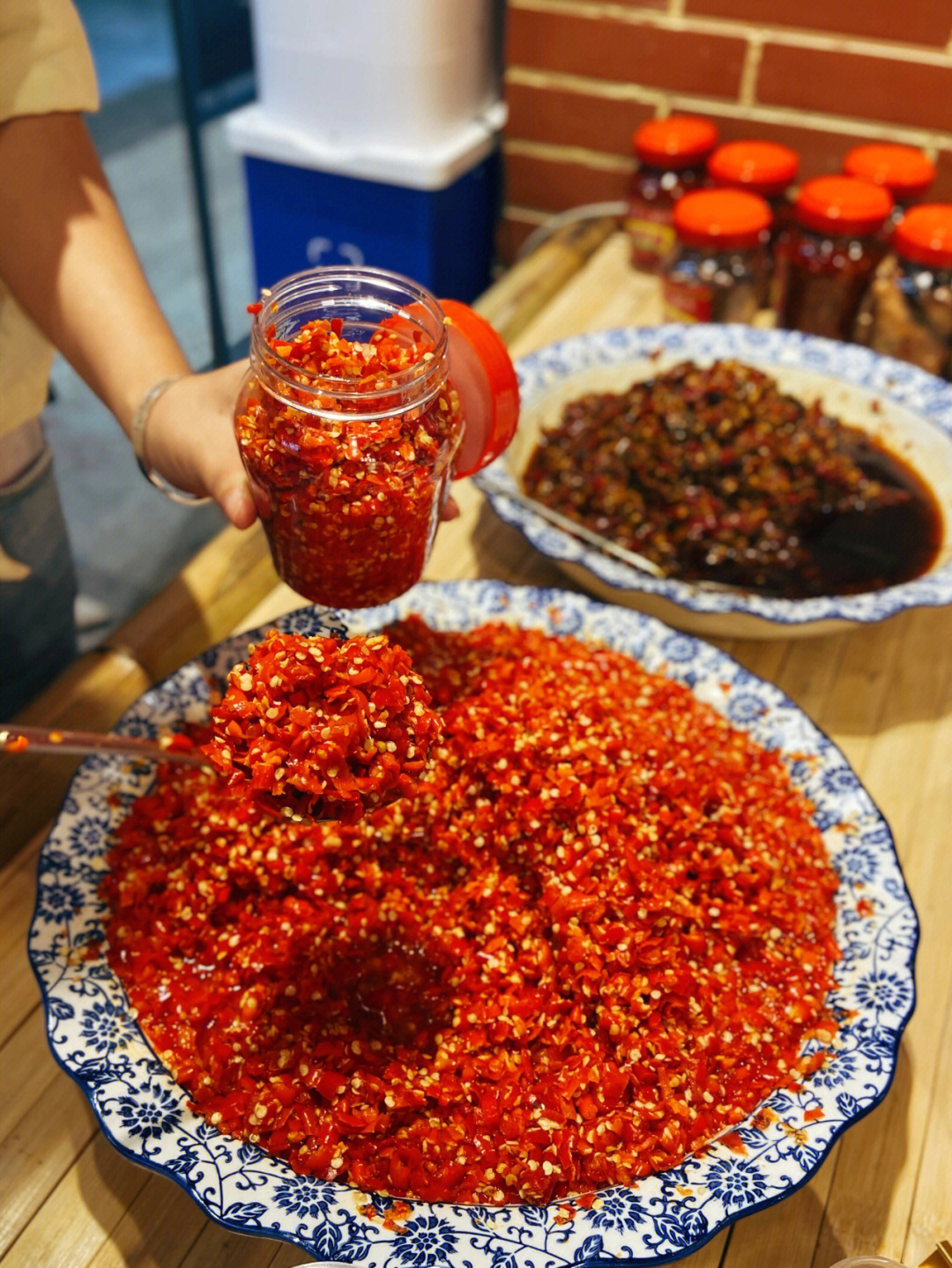 这才是最湖南的特产新鲜现剁的辣椒