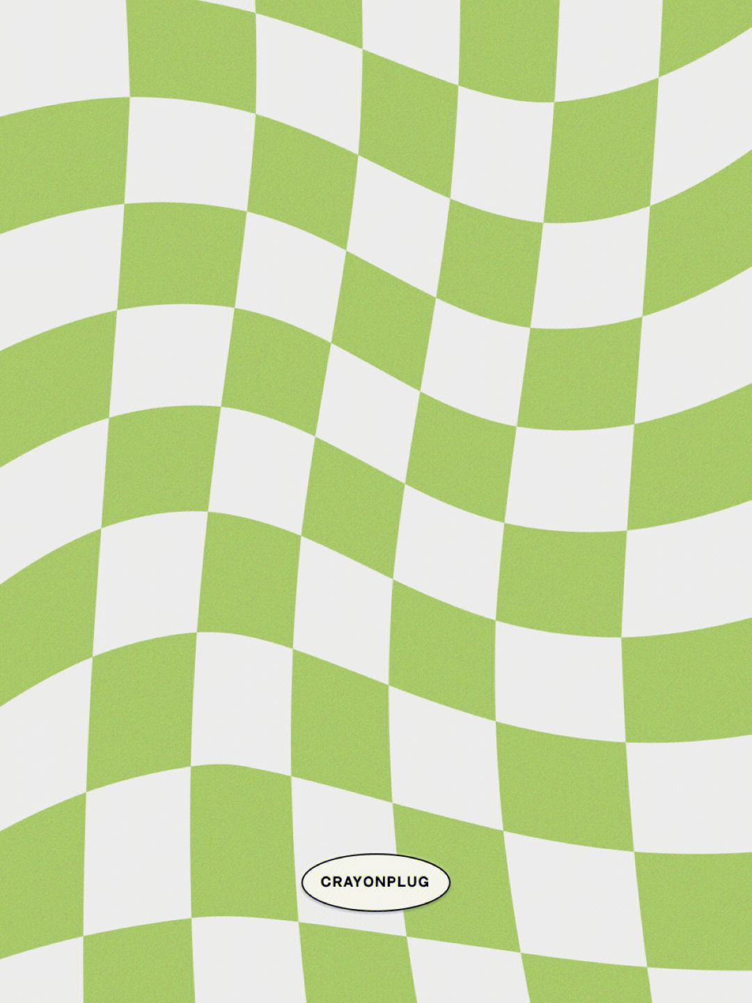 棋盘格手机壁纸绿白色图片