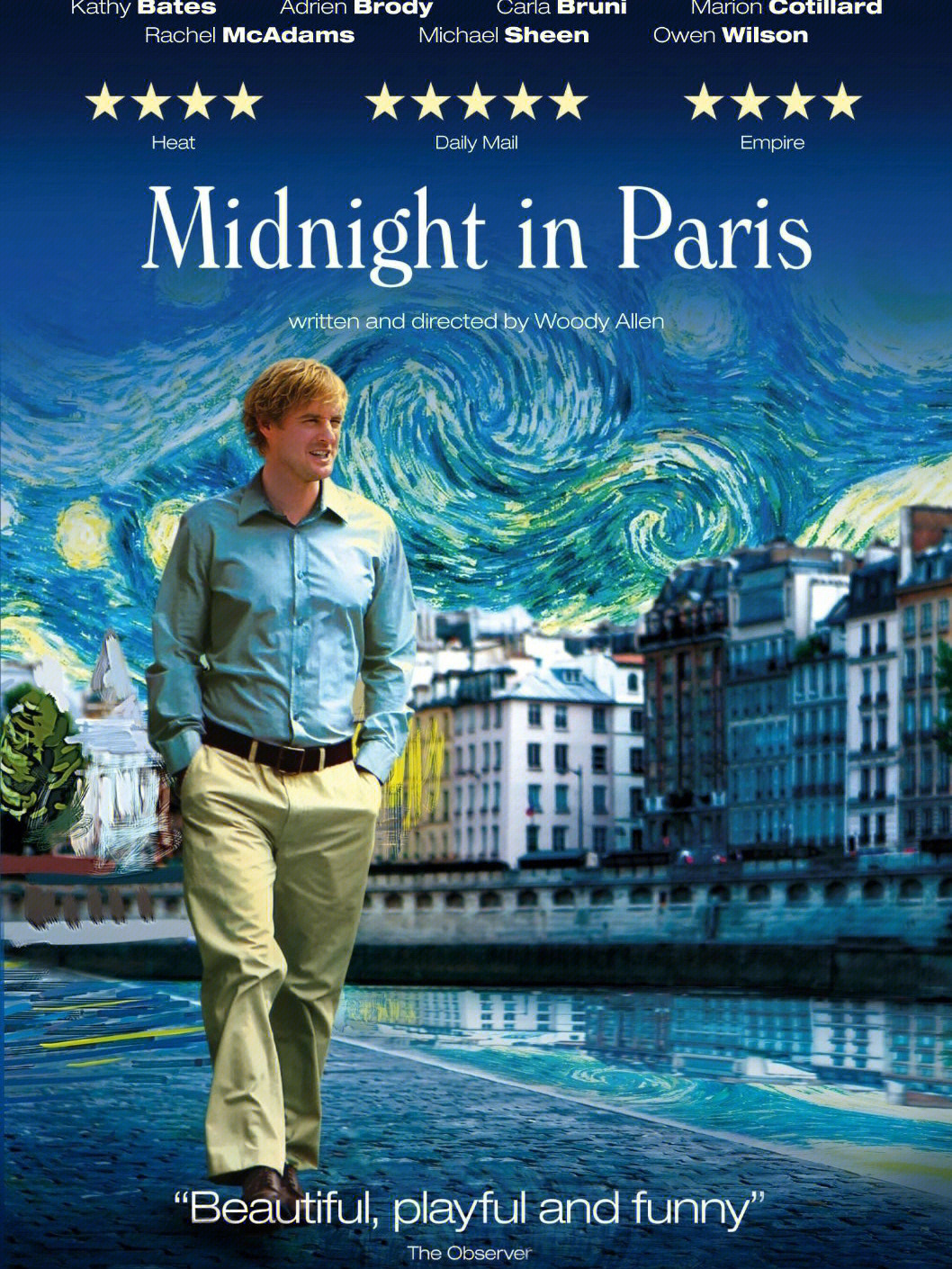 电影推荐午夜巴黎邂逅一场流动的盛宴