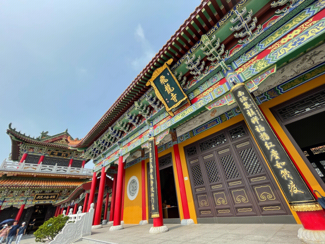 永康飞龙山风景区寺庙图片