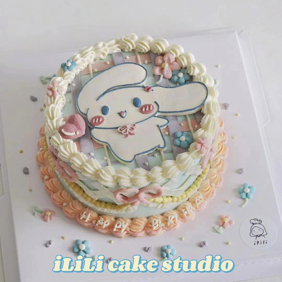 福州生日蛋糕复古裱花蛋糕ins风蛋糕可爱蛋糕女生蛋糕来图定制 原版