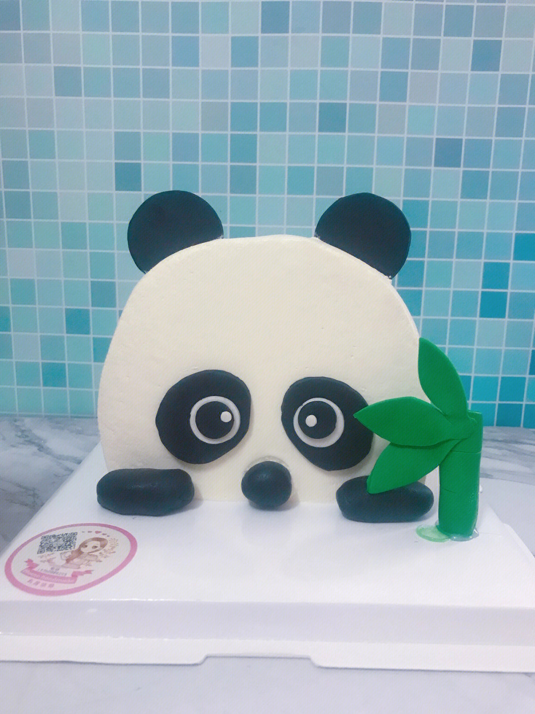 大熊猫蛋糕致敬樊振东