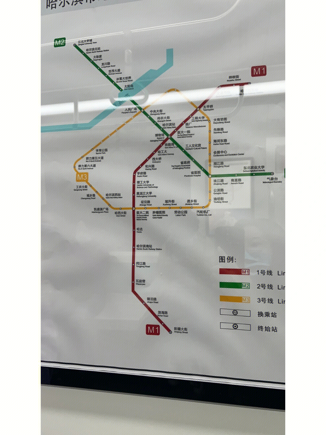 哈尔滨松北智轨线路图图片