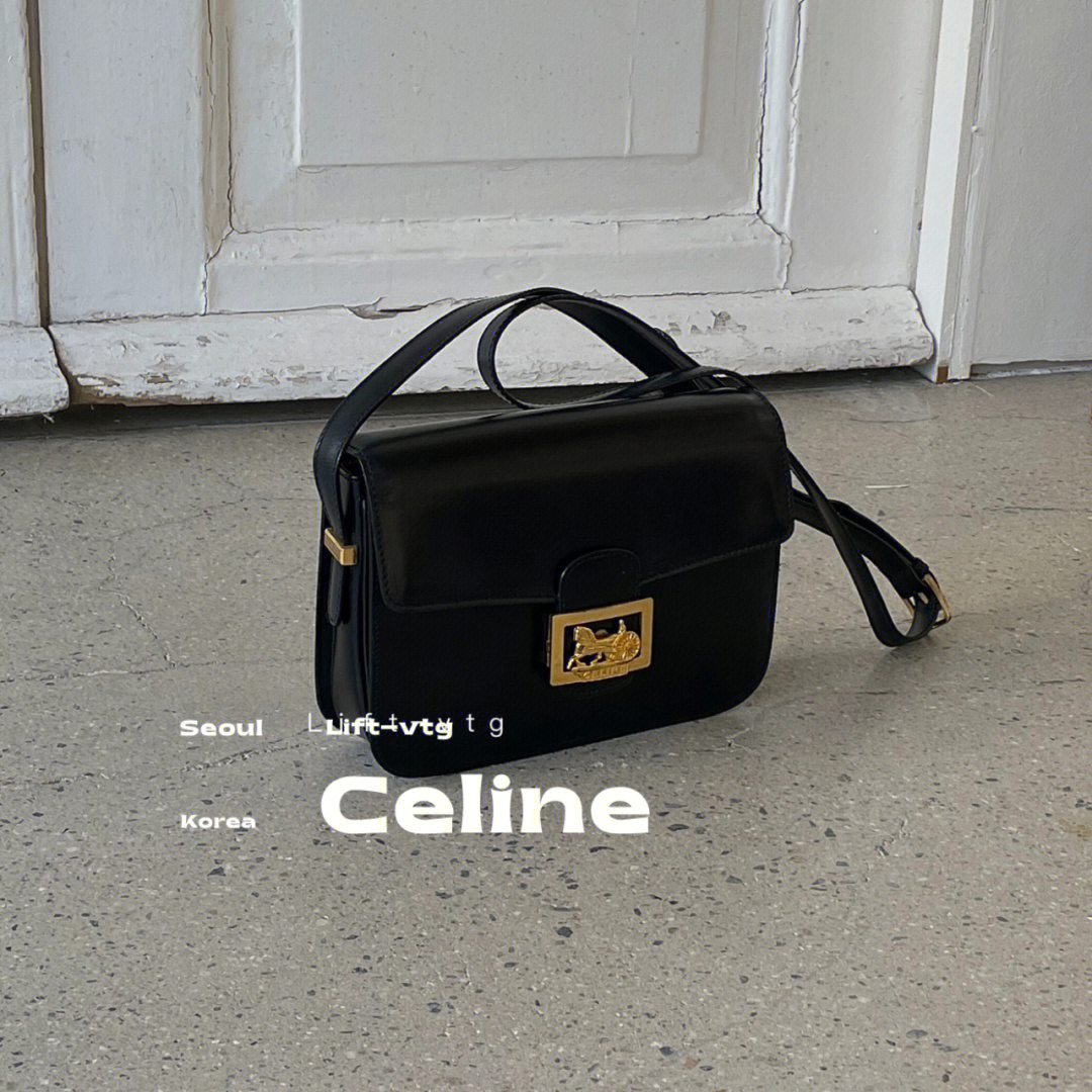 celine马车斜挎包vintagebag