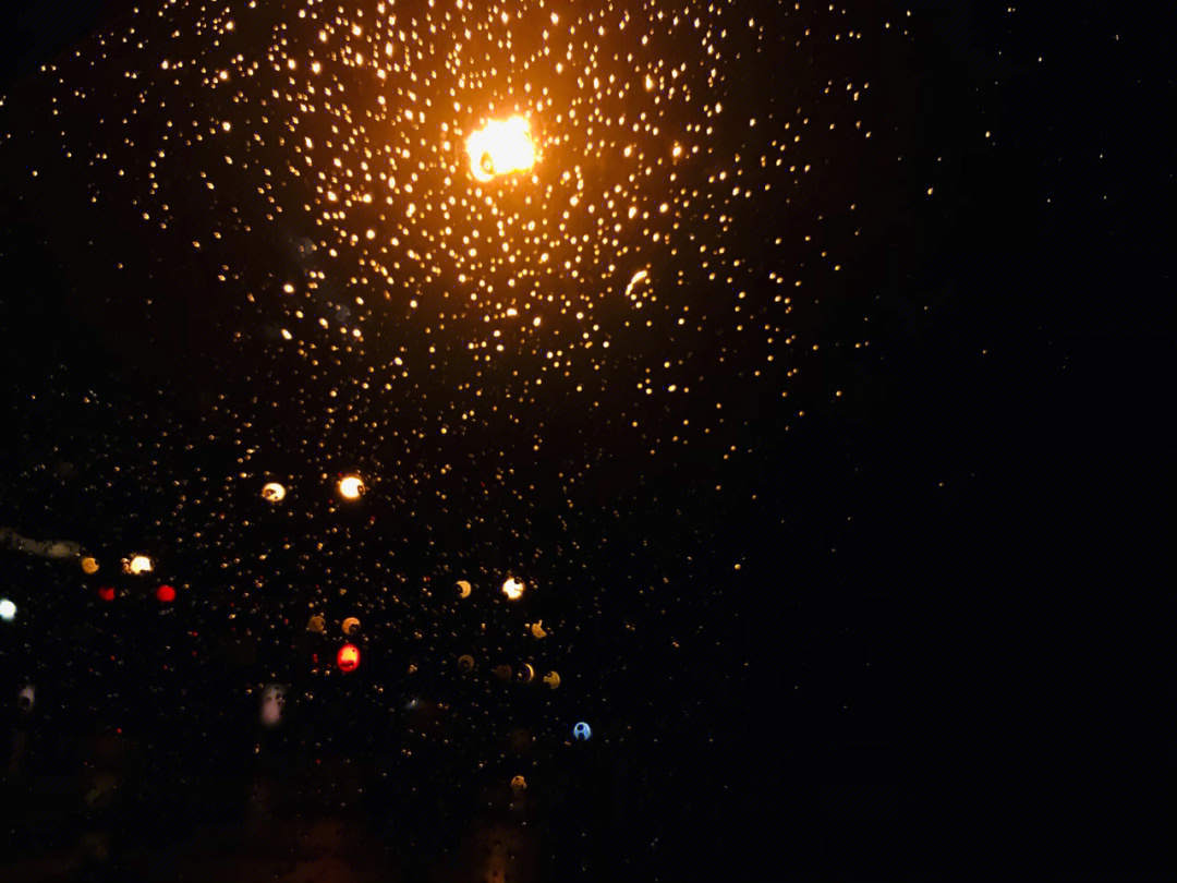 台风下的雨夜