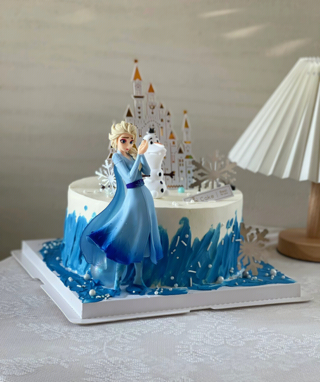 艾莎公主蛋糕