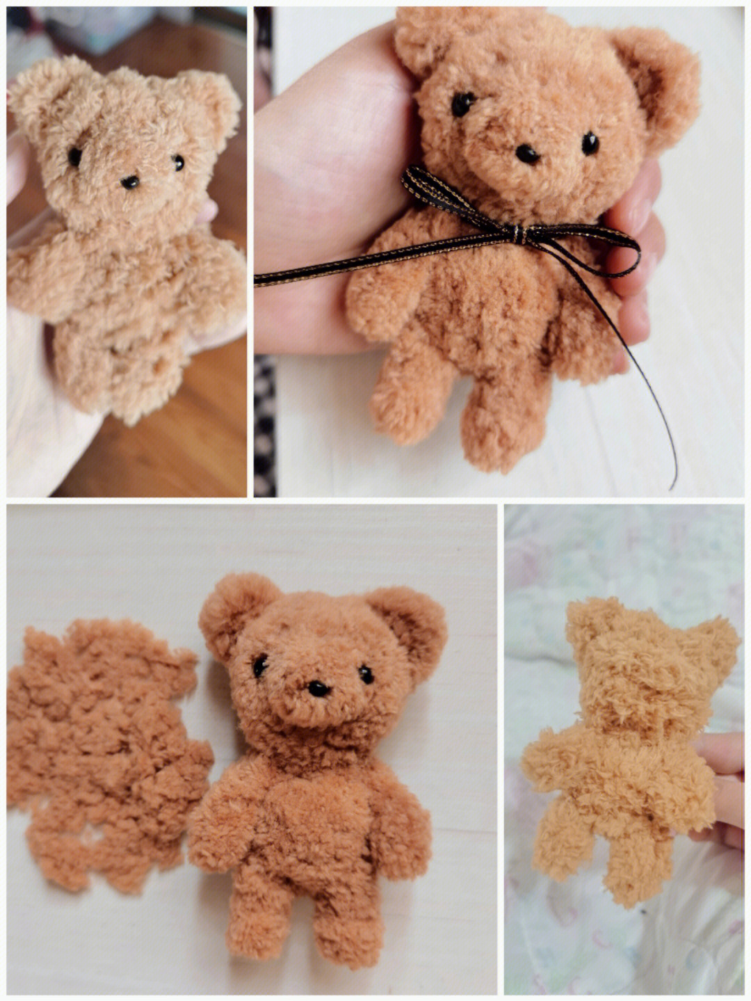 玩具熊的制作过程图片
